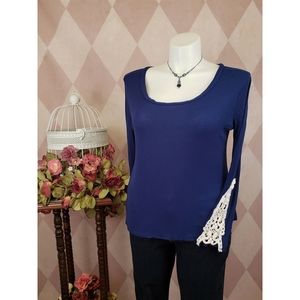 Rue 21 | Navy Blue Long Sleeve Top